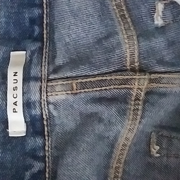 Pacsun Ultra High Rise Slim Destroyed - Picture 9 of 15